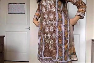 Desi Girl Stripping Her Salwar Kameez To Nude And